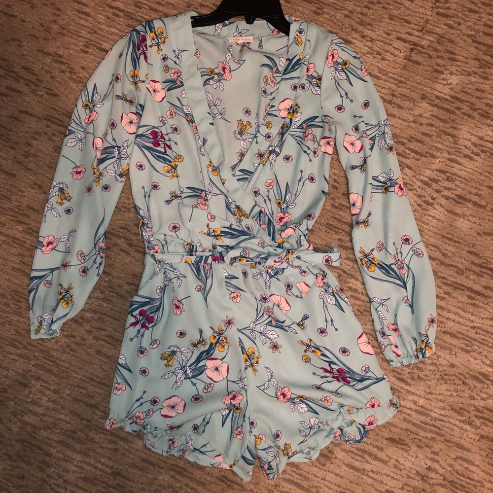 Copper key small romper